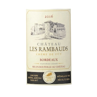 France - Frankrijk | Bordeaux - Bordeaux | Château Les Rambauds 2016 