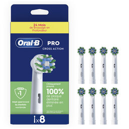 Oral-B | Cross Action | 8 opzetborsteltjes 8 st