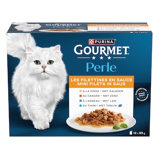 Gourmet | Perle | Kattenvoeding | Adult | Mini Filets | Vis 