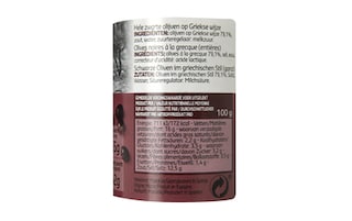 Delhaize | Olijven | Zwart | Griekse wijze 