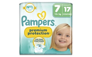 Pampers | Premium Protection | Langes | Taille 7 