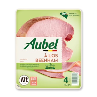 Aubel | Jambon à l' os | 4 tranches 150 gr