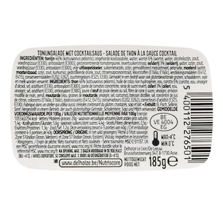 Delhaize | Salade | Tonijn-Cocktailsaus | MSC 