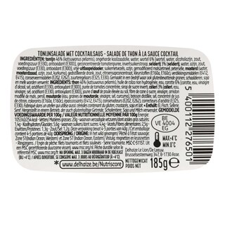 Delhaize | Salade | Thon-Sauce cocktail | MSC 