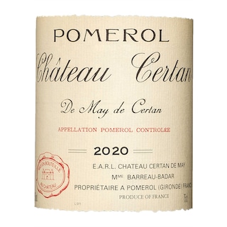 Chateau Certan De May de Certan | Pomerol | 2020 