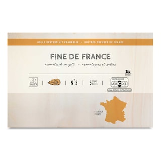Delhaize | Huîtres | Fine de France | 6pc 450 gr