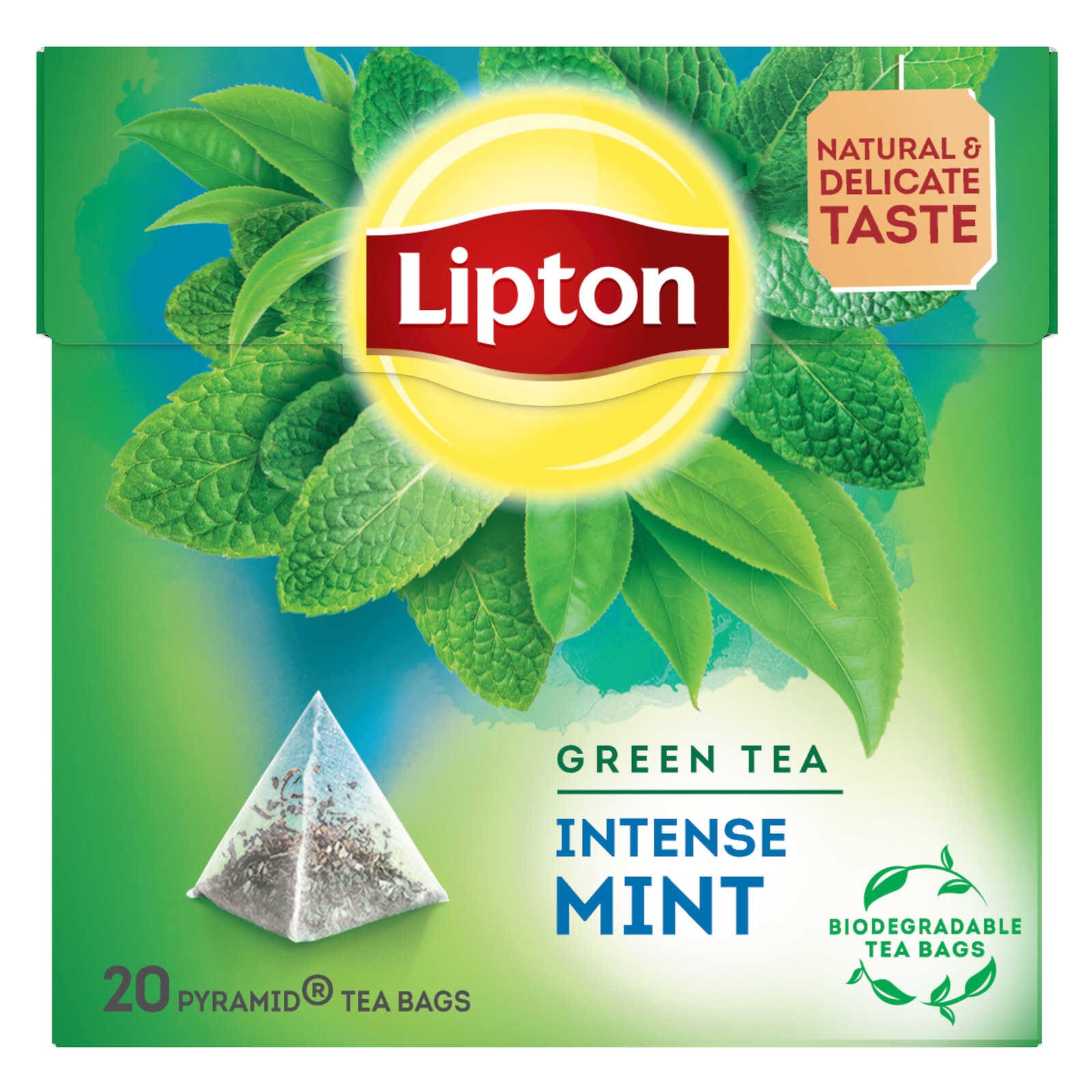 Lipton Thee | Groen | Intens mint | Zakjes