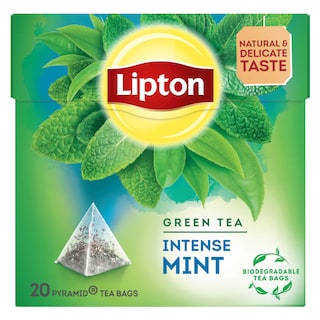 Lipton | Thee | Groen | Intens mint | Zakjes 