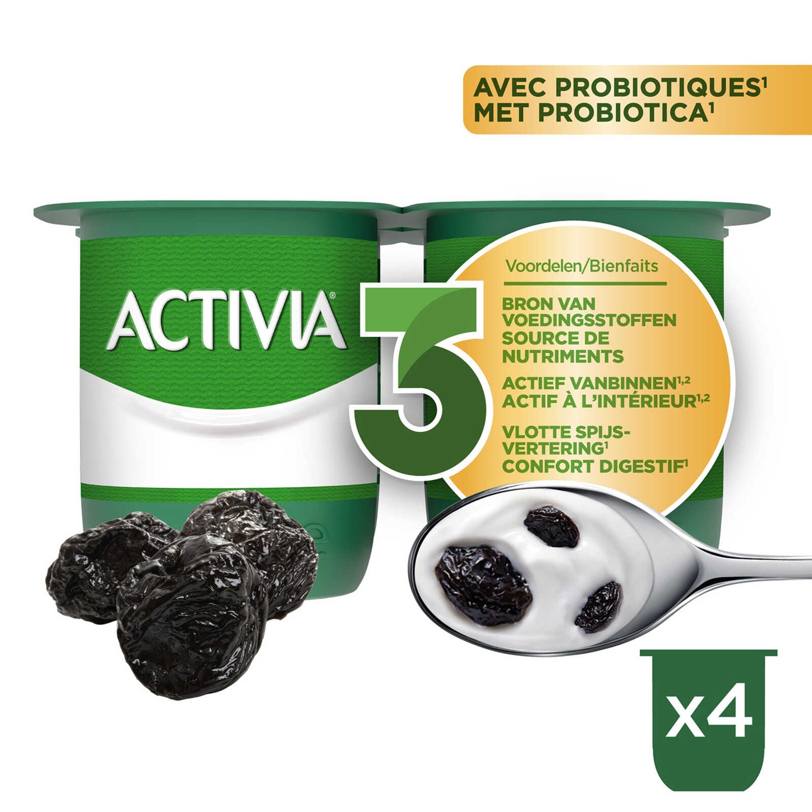 Activia Yoghurt | Vol | Pruimen