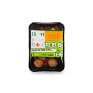 Diet In The Box | Boulettes de veau à la ratatouilles 