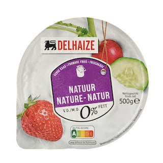 Delhaize | Fromage frais | Maigre 500 gr