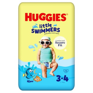 Huggies | Little Swimmers | Culottes de natation | Jetables | Taille 3-4 