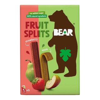 Bear | Barre de fruits | Fraise-pomme 5 x 20 gr