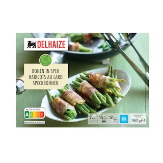 Delhaize | 12 | Haricots vert | Lard 
