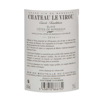 Blaye - Côte de Bordeaux | France - Frankrijk | Château Le Virou Tradition 2017 