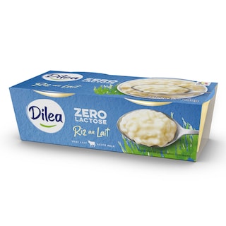 Dilea | Riz au lait | Sans lactose 