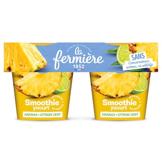 La Fermière | Smoothie | Yoghurt | Ananas | Limoen 