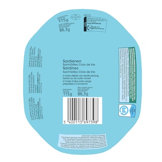 Delhaize | Sardienen | Olijfolie 