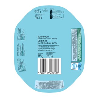 Delhaize | Sardienen | Olijfolie 115 gr