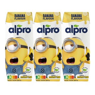 Alpro | Plantaardige drank | Soja | Banaan 3 x 25 cl