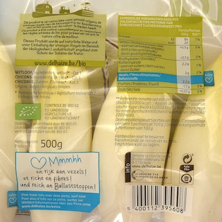 Delhaize | Bio | Witloof | Hydrocultuur | Bio 