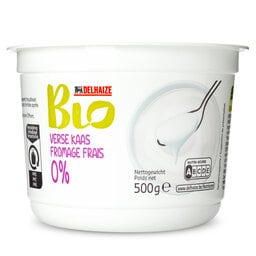 Delhaize | Bio | Verse kaas | Mager | 0 % v.g. | Bio 