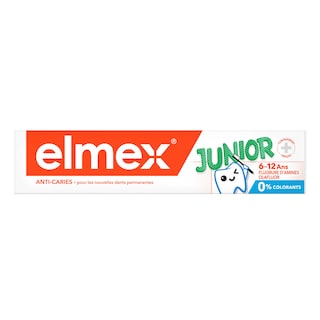 Elmex | Dentifrice | Enfant | Junior | 6-12 ans 7,5 cl