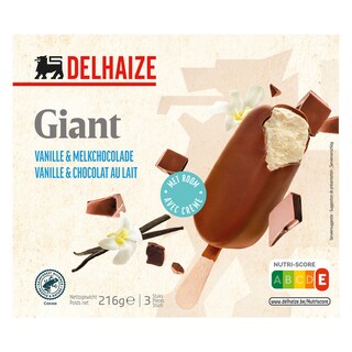 Delhaize | Giant | Vanilla | Sticks 3 x 10 cl