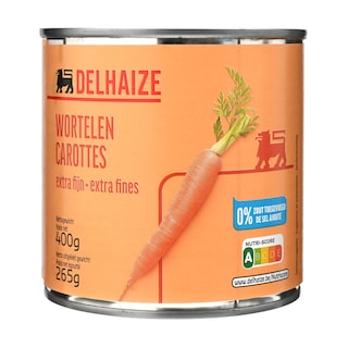 Delhaize | Wortelen | Extra fijn 
