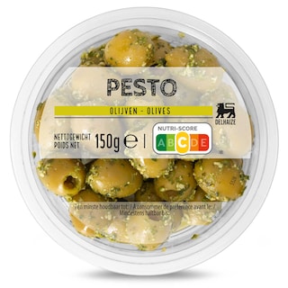Delhaize | Apero | Groene olijf met pesto 