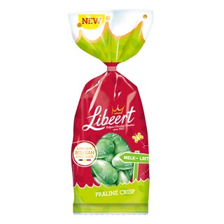 Libeert | Chocoladeeitjes | melk praliné crispy 