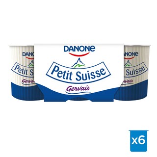 Danone | Fromage Frais | Petit Suisse | Maigre | 20% m.g. 6 x 60 gr