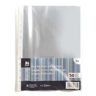 Delhaize | Pochettes | Multi-perforées | A4 50 pc