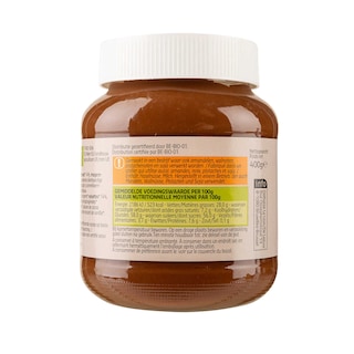 Delhaize | Bio | Pâte à tartiner | Noisettes/Cacao | Bio | FT 