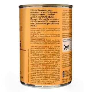 Delhaize | Brokjes katten saus gevogelte 