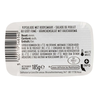 Delhaize | Salade | Gerookte kip 