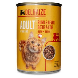 Delhaize | Aliment chat | Terrine | Adult | Mix viande 405 gr