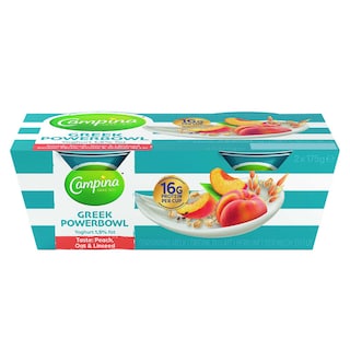 Campina | Yaourt | Grec | Pêche | Céréales 350 gr