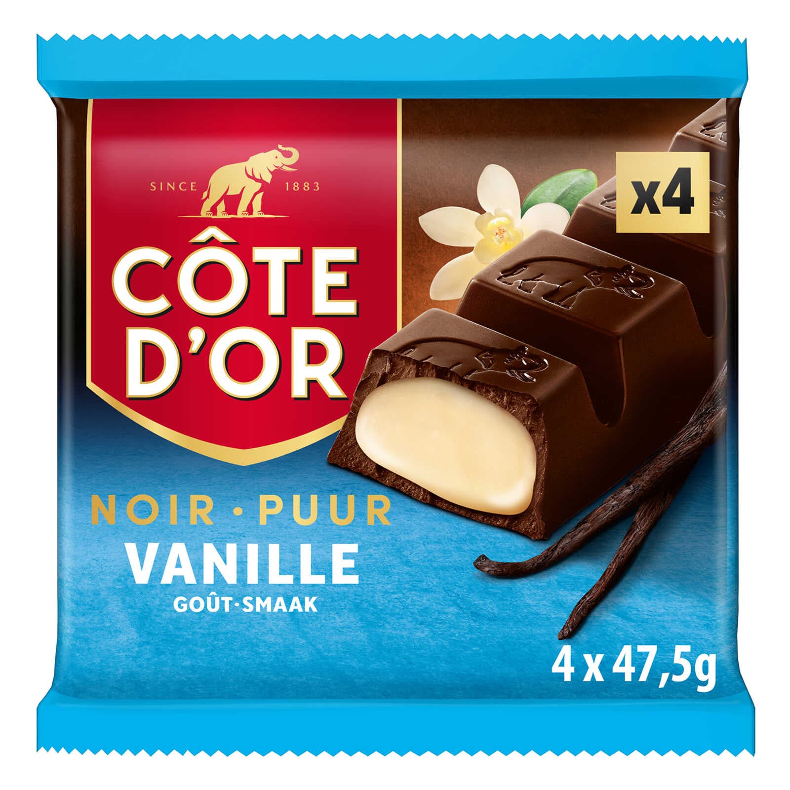Côte d'Or Chocolade Reep | Pure Chocolade | Vanille