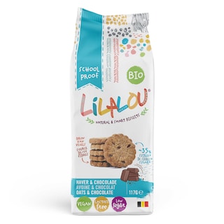 LilaLou Biscuits | Koekjes | Haver & Chocolade | Bio 