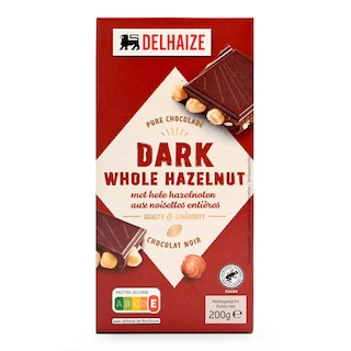 Delhaize | Pure Chocolade | Hazelnoten 200 gr