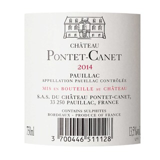 FR BORDEAUX PAUILLAC GCC | Pontet Canet Gr Cru 14 Rood | Houten Kist 