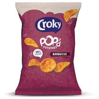 Croky | Gepofte Aardappelchips | Barbecuesmaak 