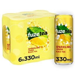 Bruisend | Zwarte thee | Lemon | Blik