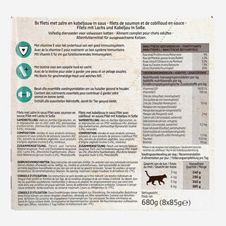 Delhaize | Kattevoeding | Saus | Vis 