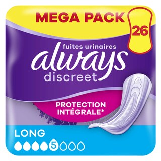 Always | Discreet | Verbanden | Urineverlies | Long 26 st