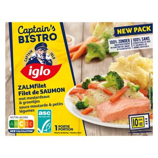Saumon | Sauce Moutarde et Légumes