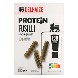 Delhaize | Pasta | Fusilli | Grone erwt | Protein 