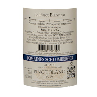 France - Frankrijk | Alsace | Schlumberger Pinot Blanc 2016 