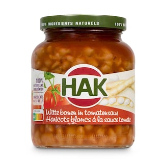 Hak | Witte bonen | Tomatensaus 
